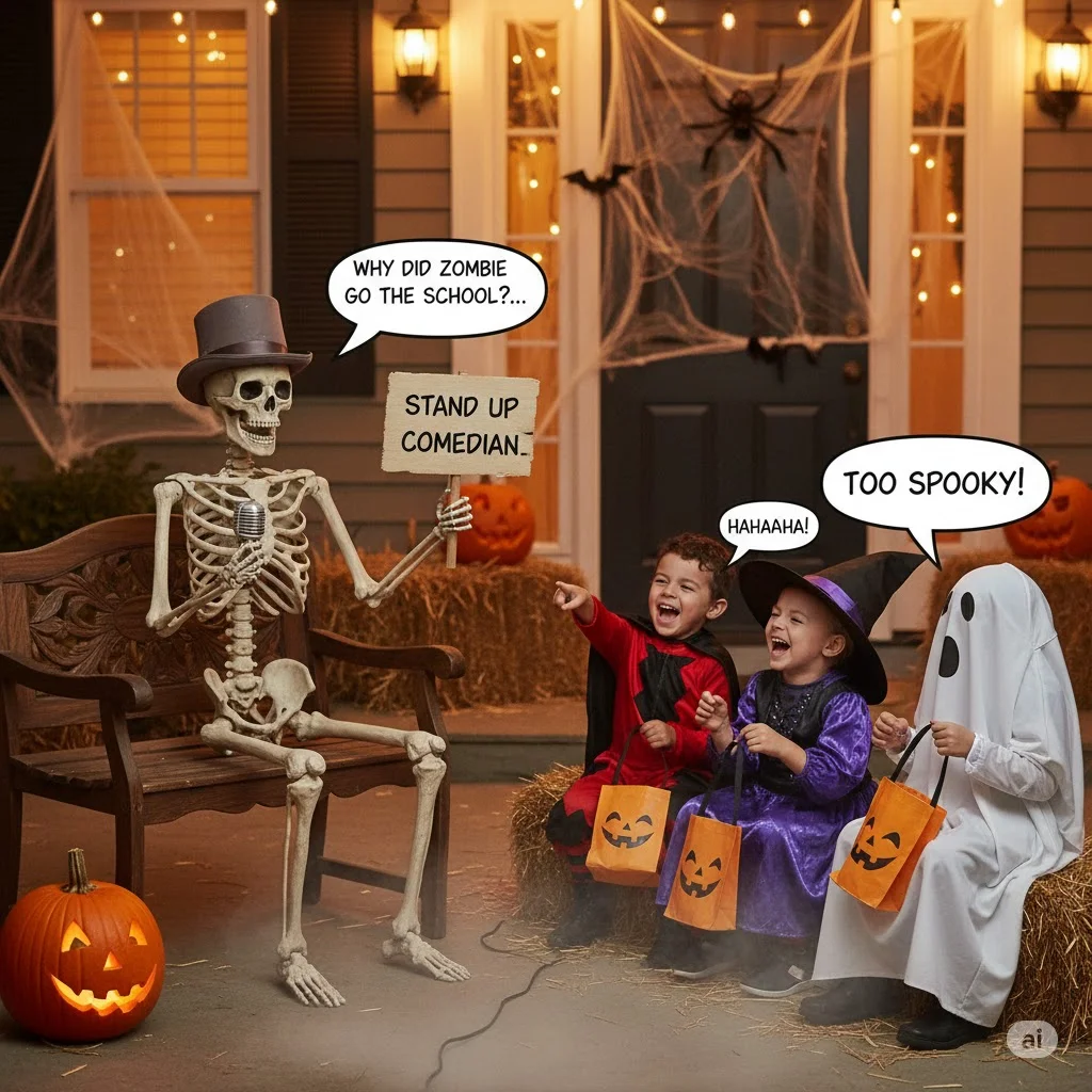 Cartoon Halloween Jokes