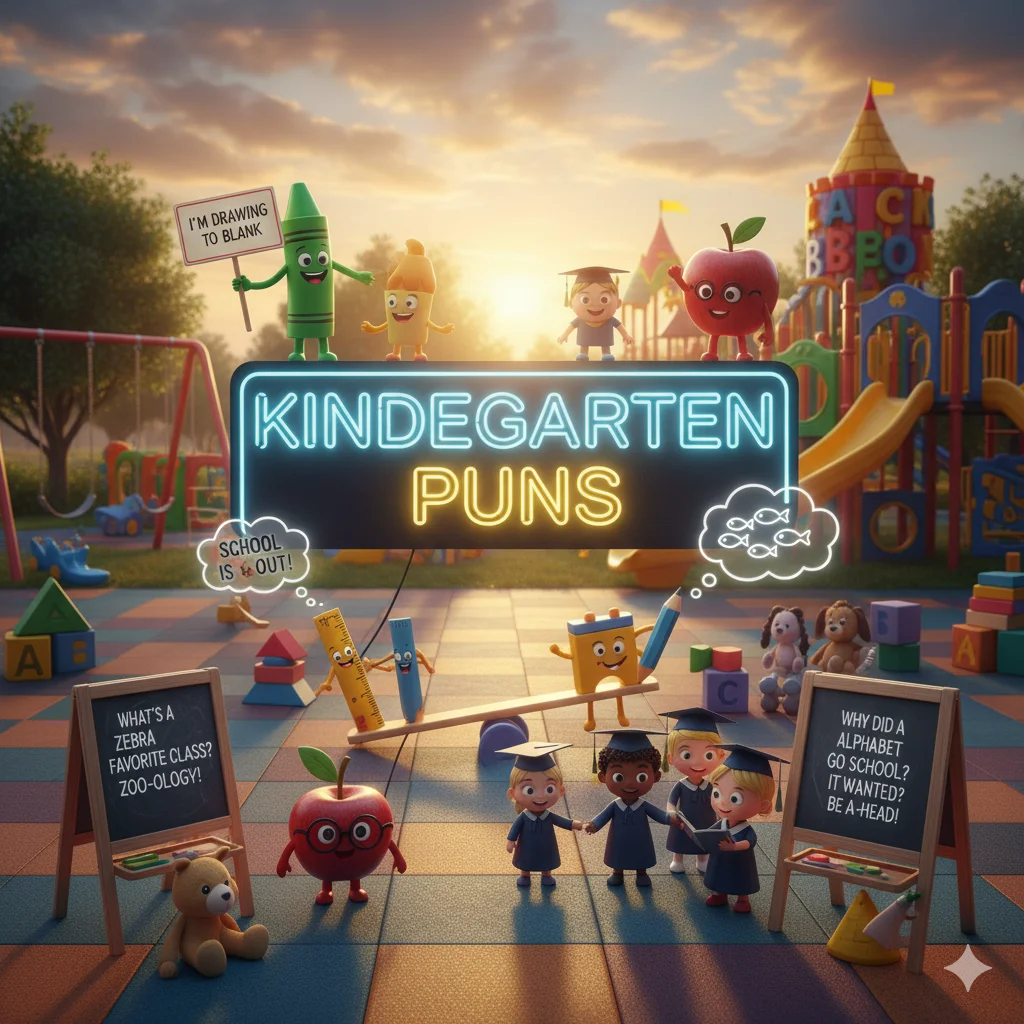 kindergarten puns