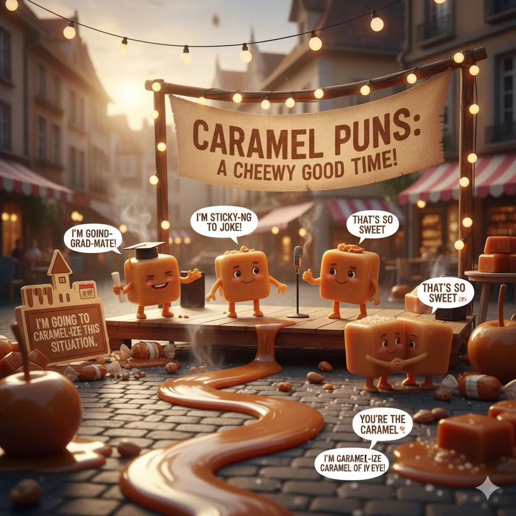 caramel puns