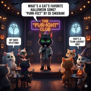 cat halloween jokes