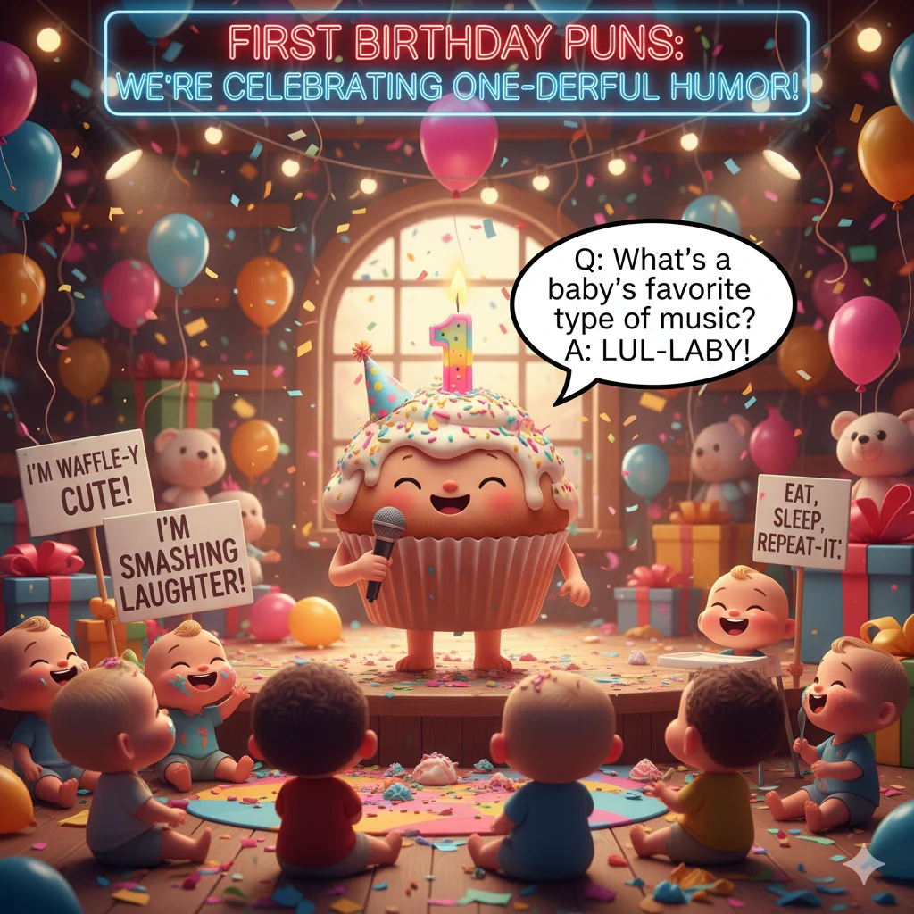 first birthday puns