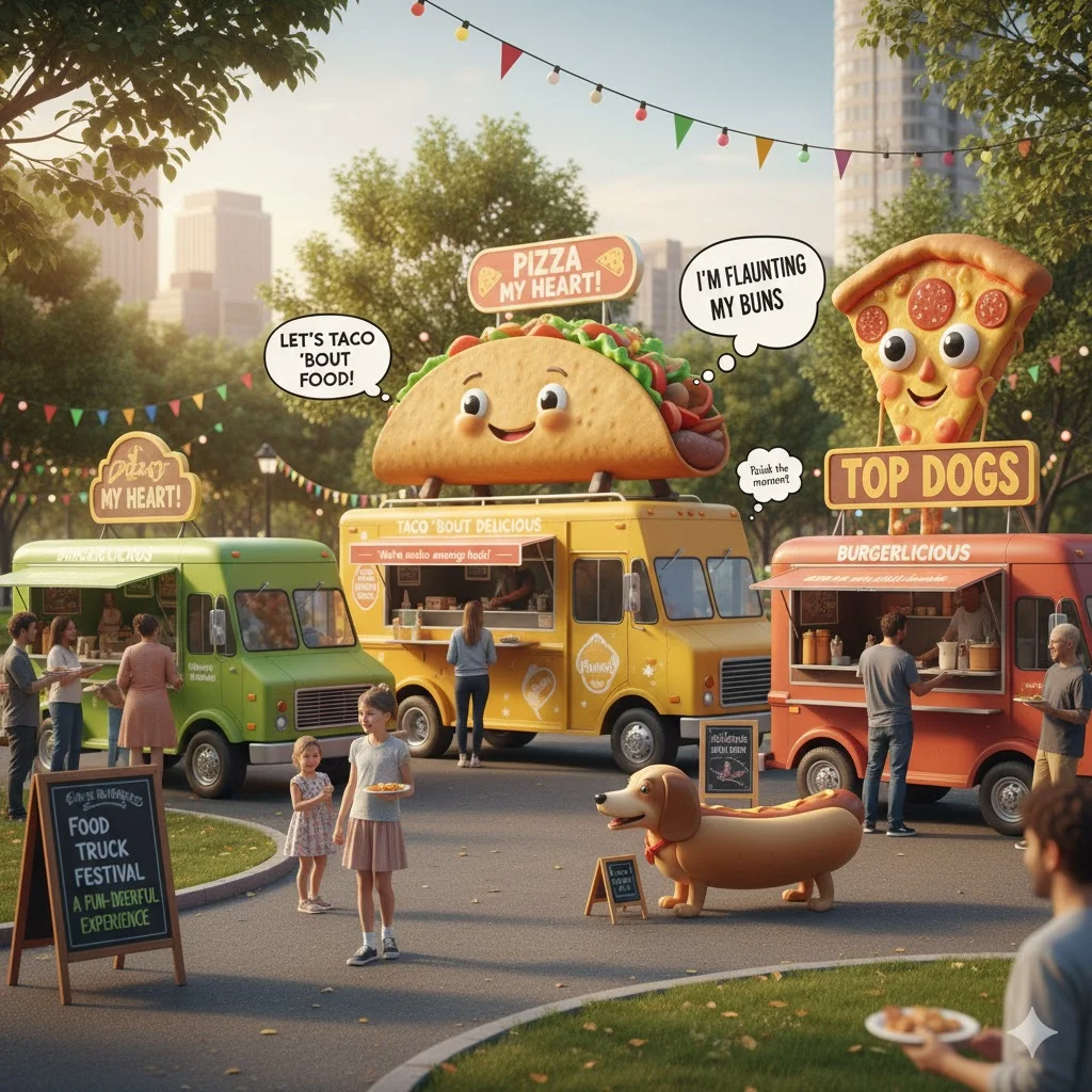 food truck puns