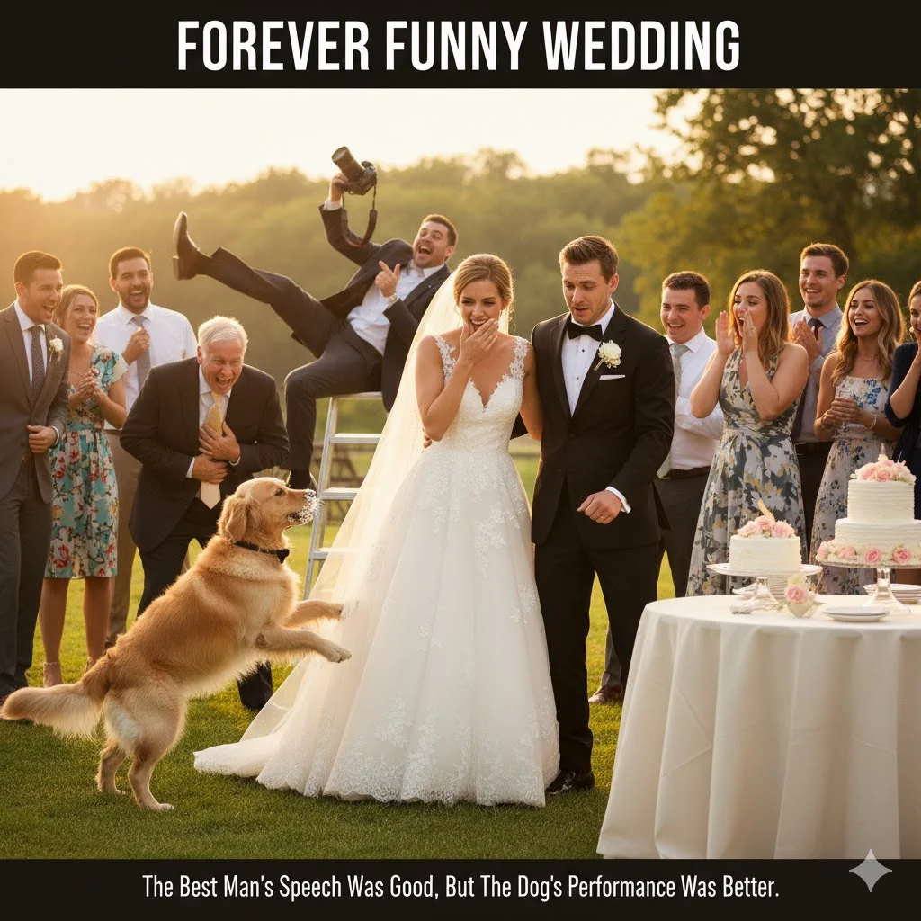 forever funny wedding