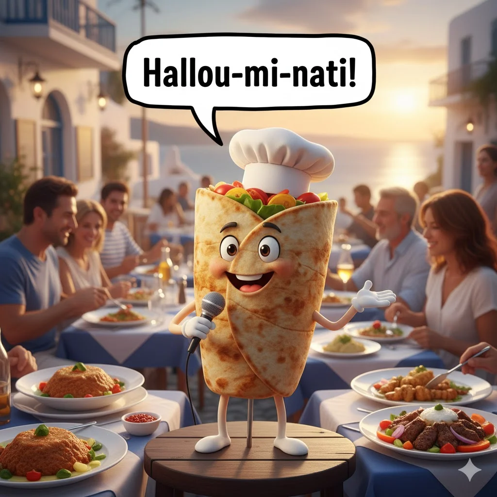 greek food puns