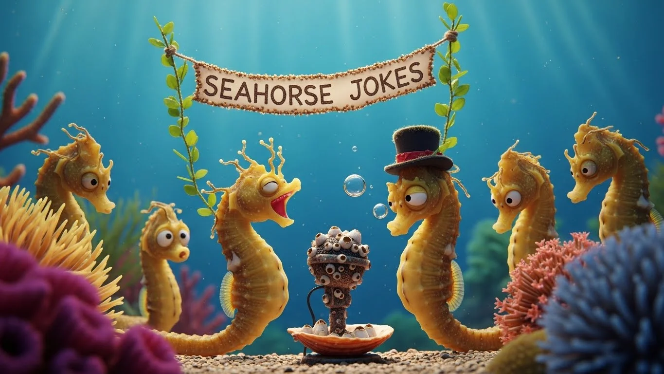 Seahorse Science Puns
