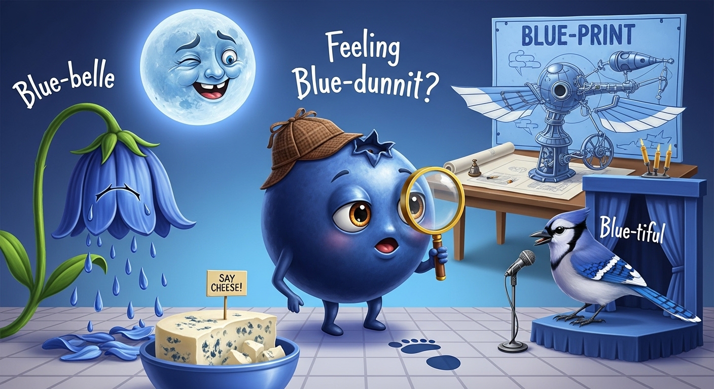 blueberry & food puns