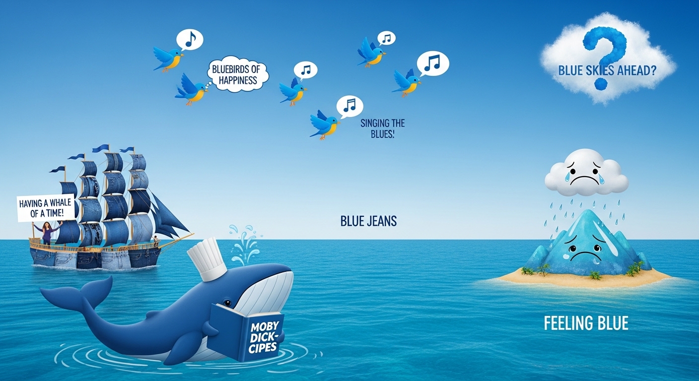 winter & cold blue puns