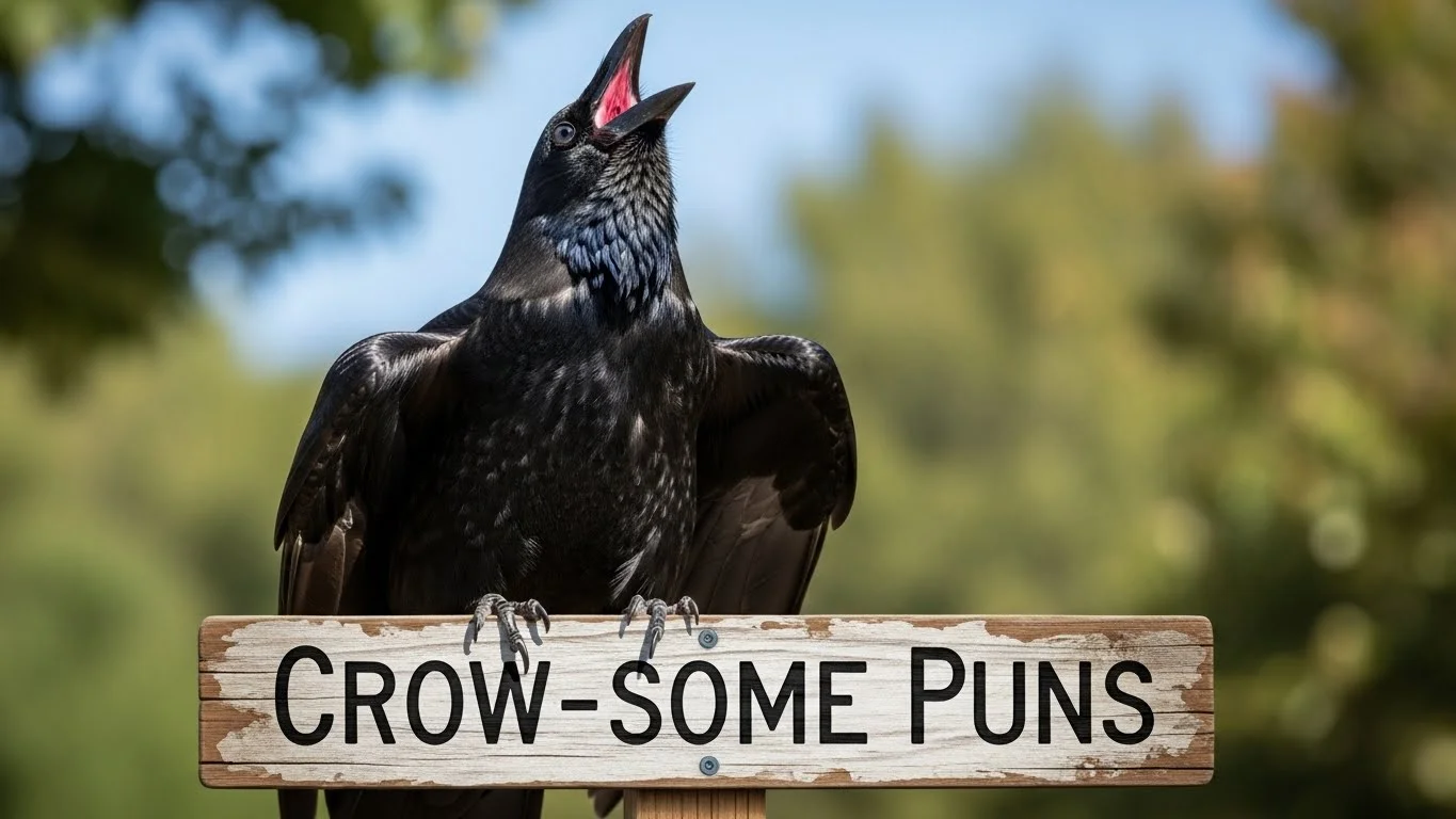 Foodie crow puns