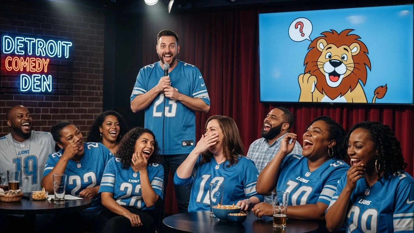 Funny Detroit Lions Q&A jokes