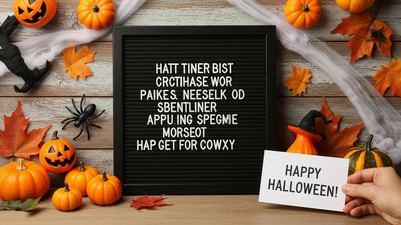 Funny Halloween Letter Board Puns