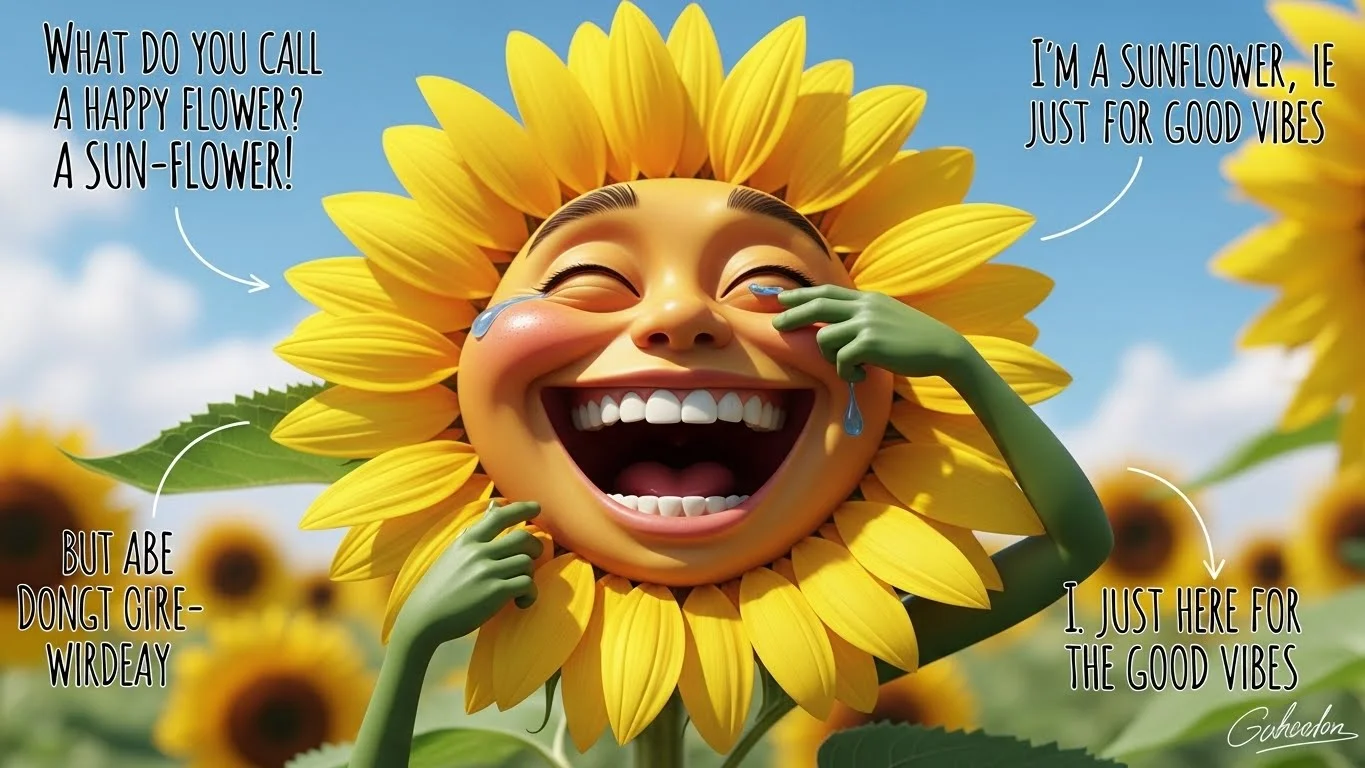 Funny Sunflower One-Liners