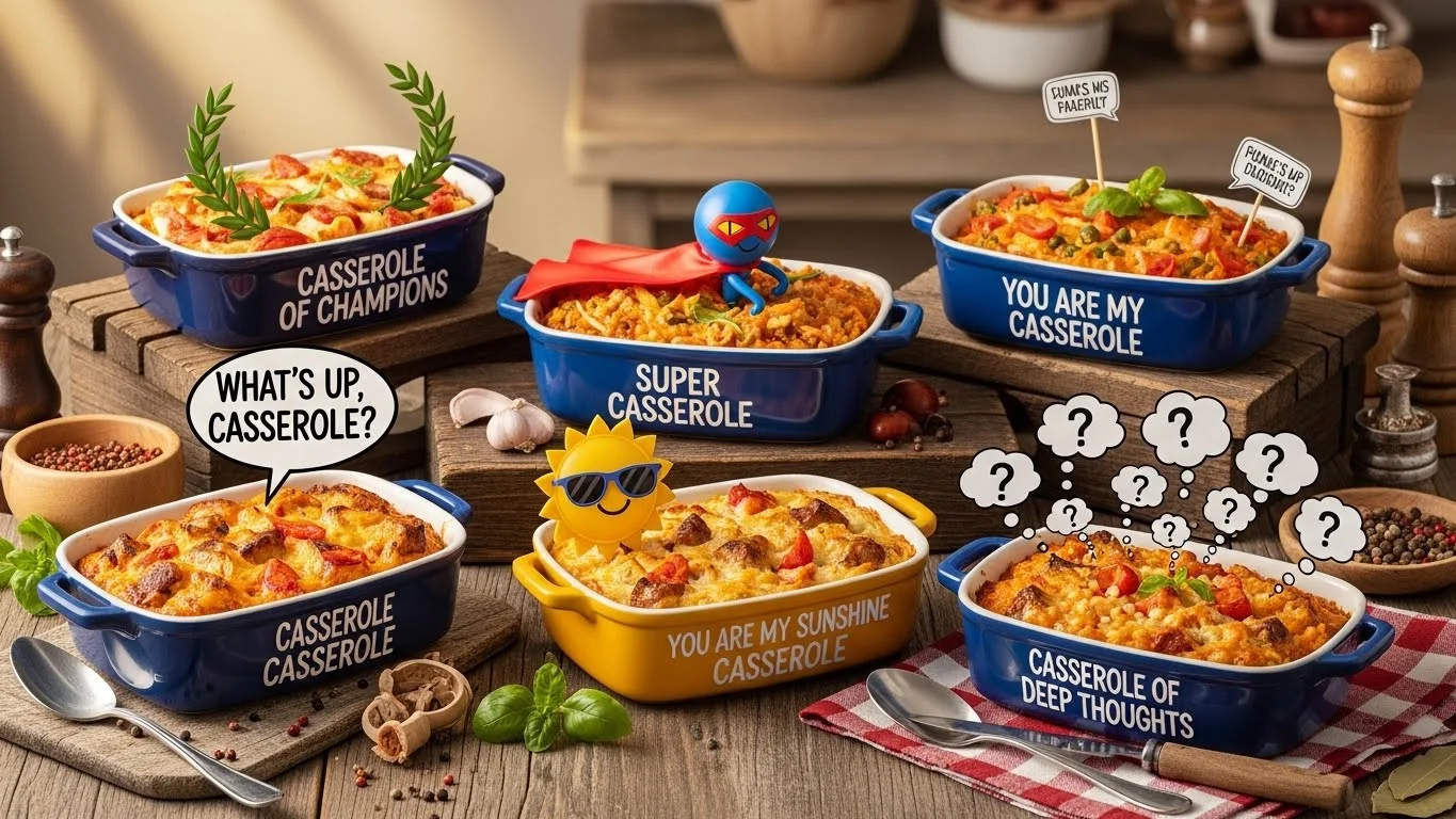 Holiday Casserole Puns