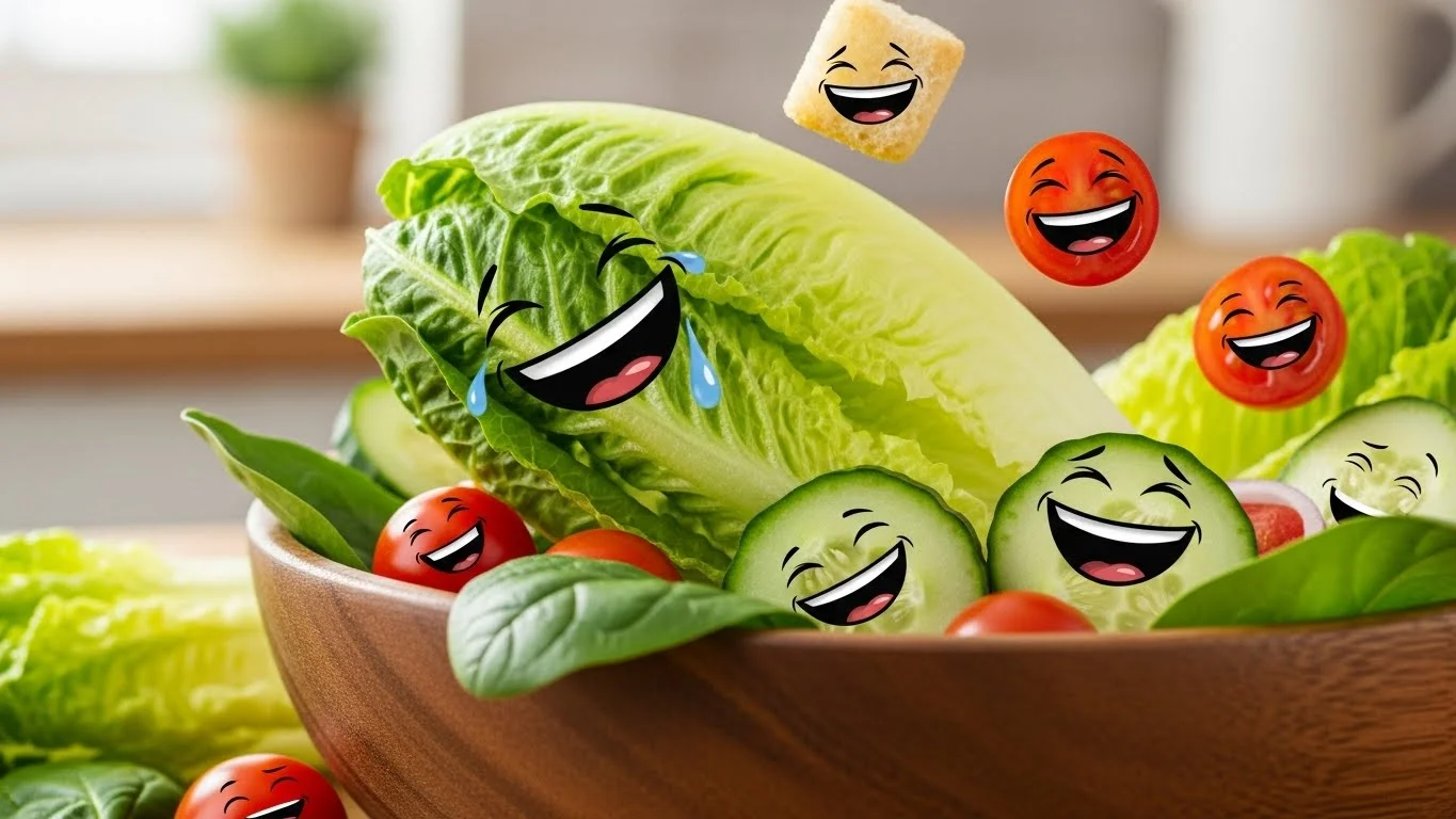 Lettuce Laugh Green Goodness Giggles
