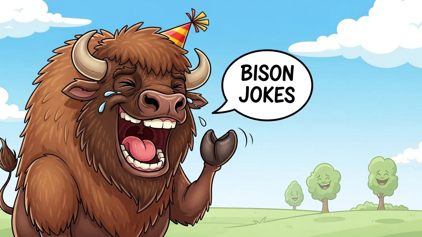 Social Media Bison Jokes