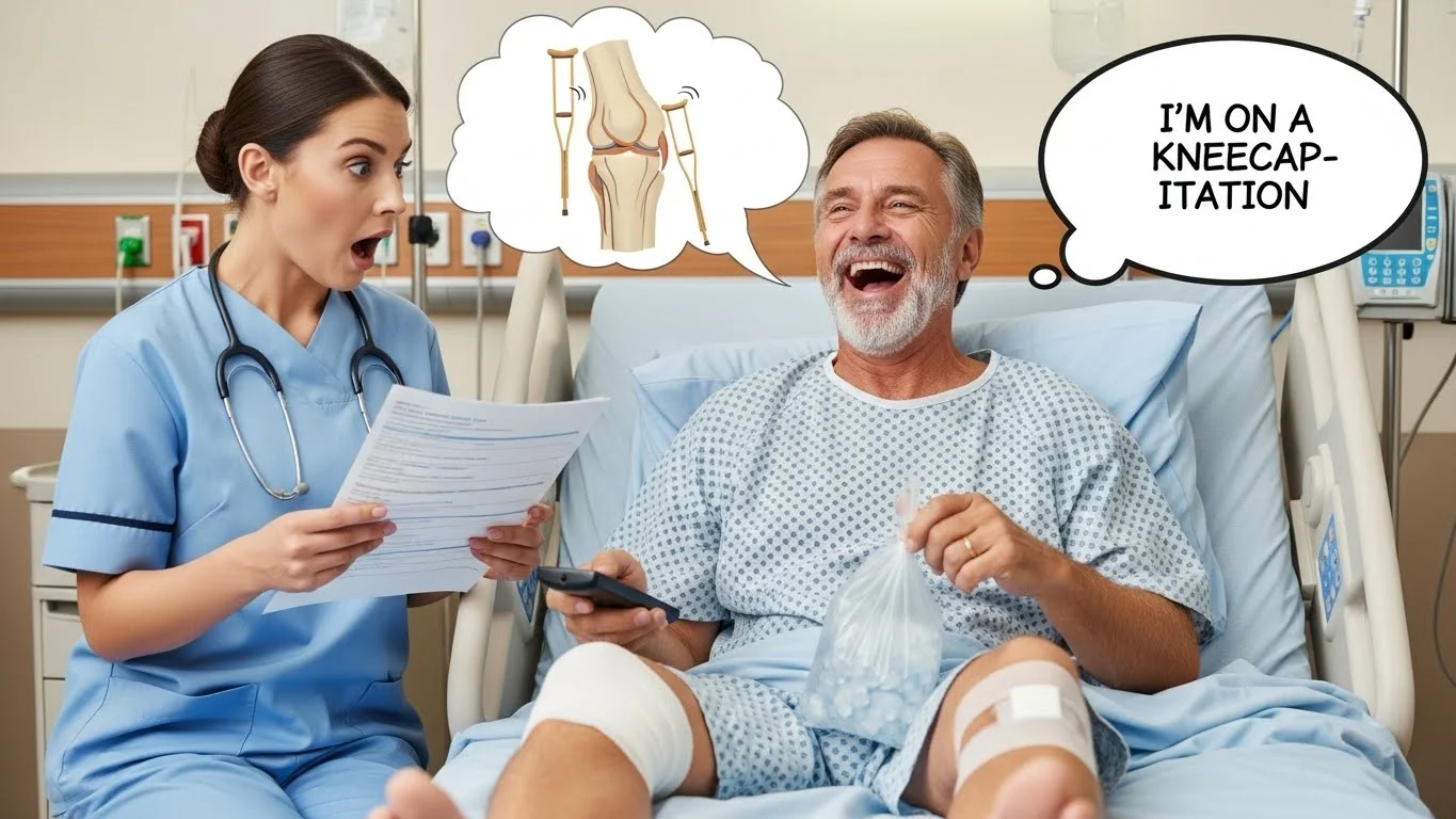 knee operation jokes