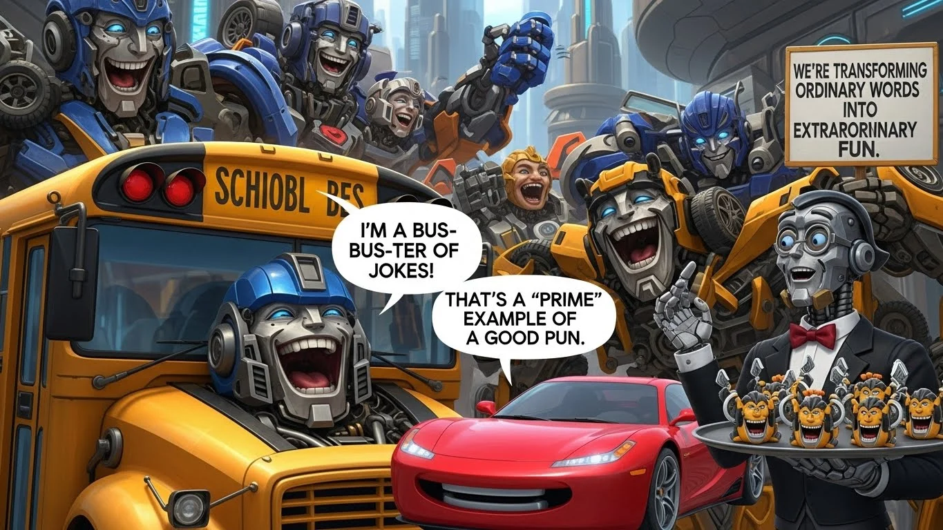 Auto-Bot Wordplay That Shifts Gears