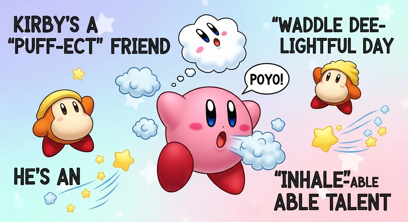 Classic Kirby Puns That’ll Blow You Away