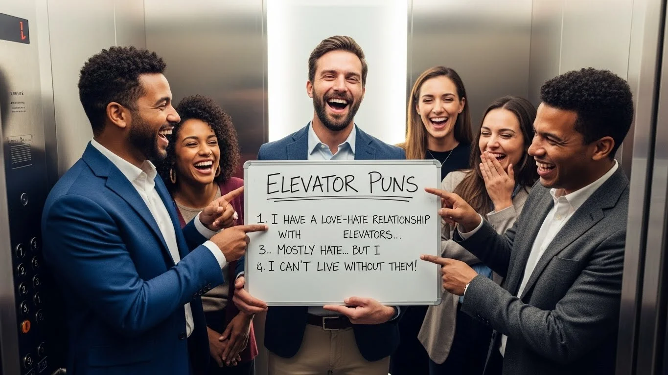 Comedy & Stand-Up Elevator Puns