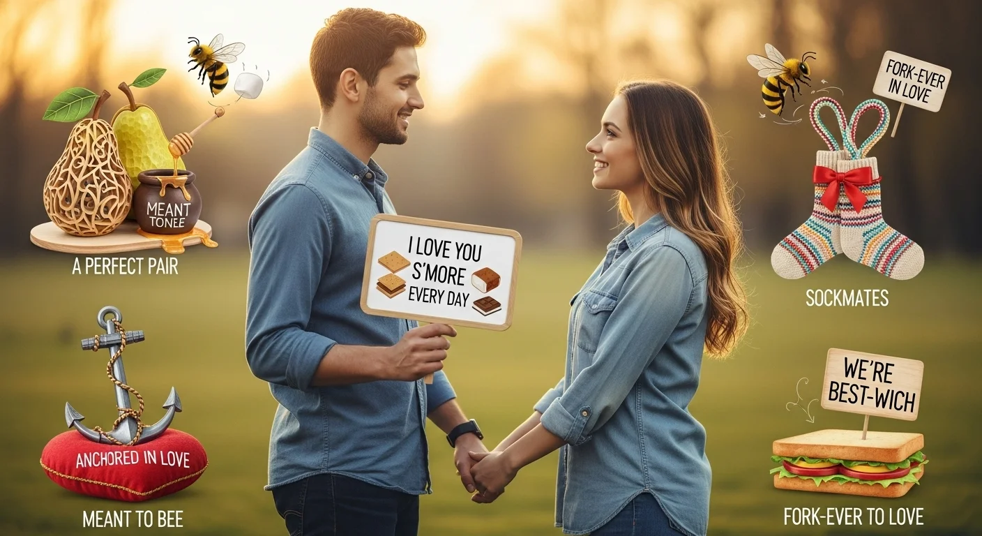 Cute Couple Puns That Glow Together