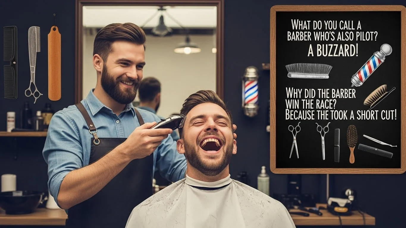 Funny Barber Q&A Jokes That Cut Deep