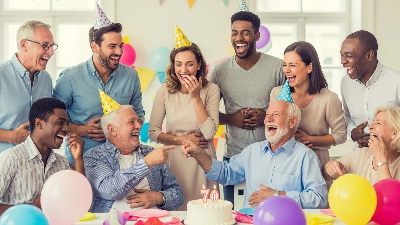 Funny Toasts for 70th Birthdays