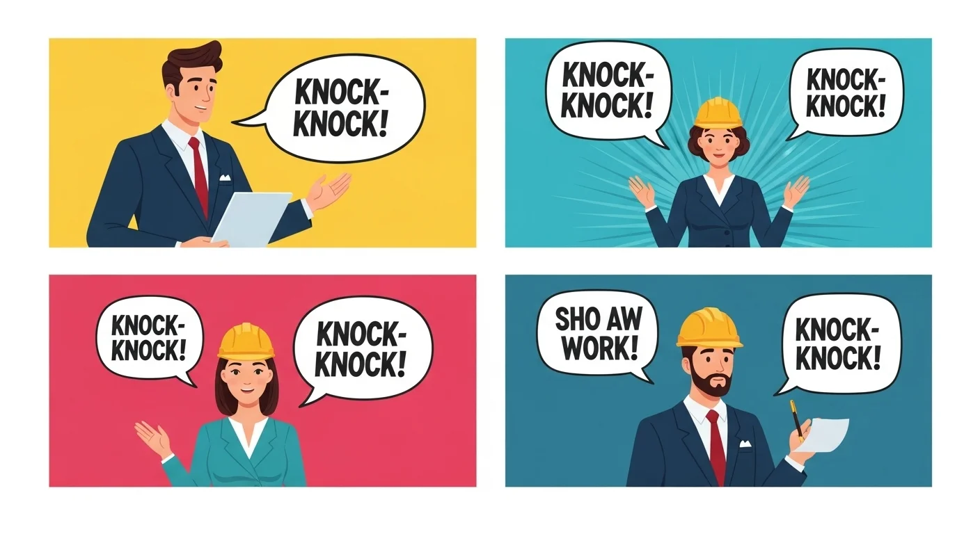 Knock Knock Work Jokes