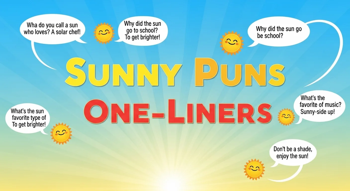Sunny Puns One Liners