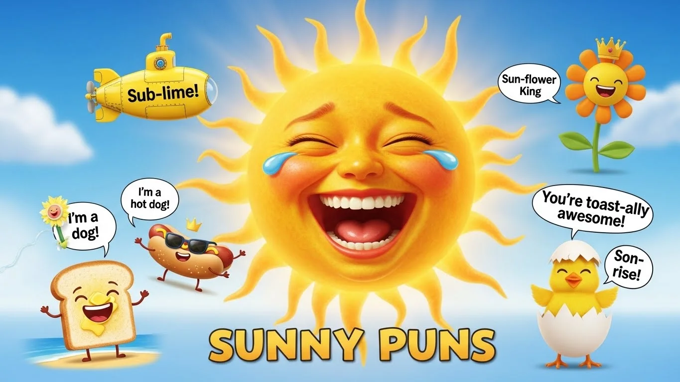 Vacation & Holiday Sunshine Puns