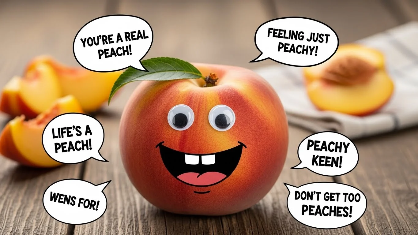 Work & School Peach Puns