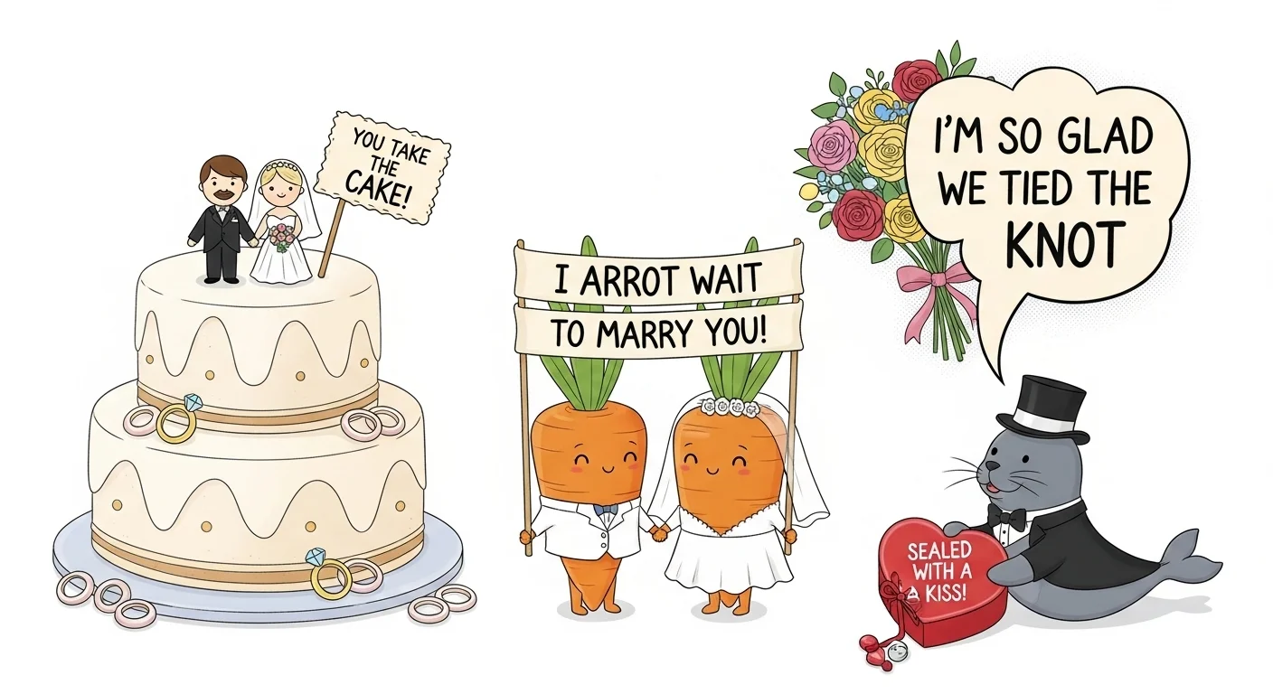 Best Wedding Puns to Get the Party Started