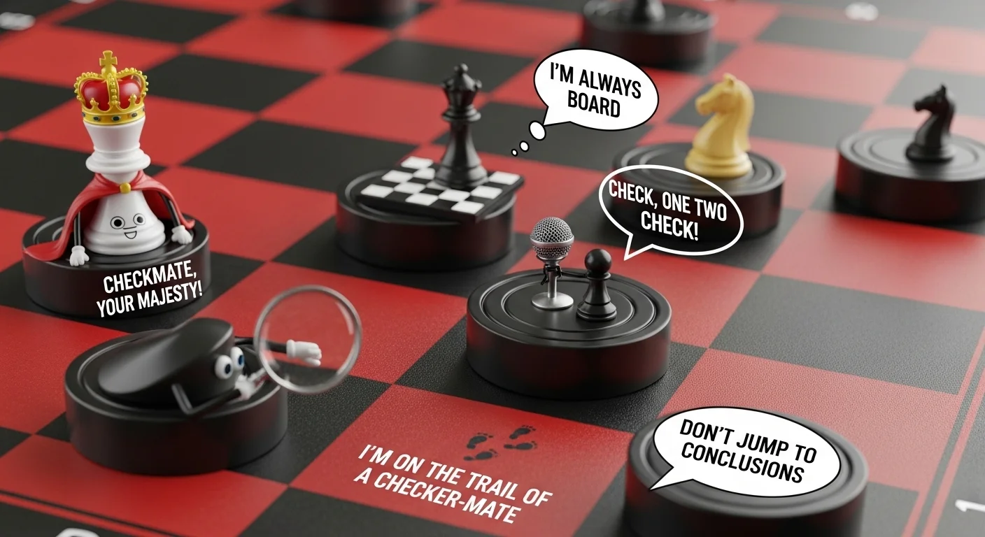 Checker Puns One-Liners