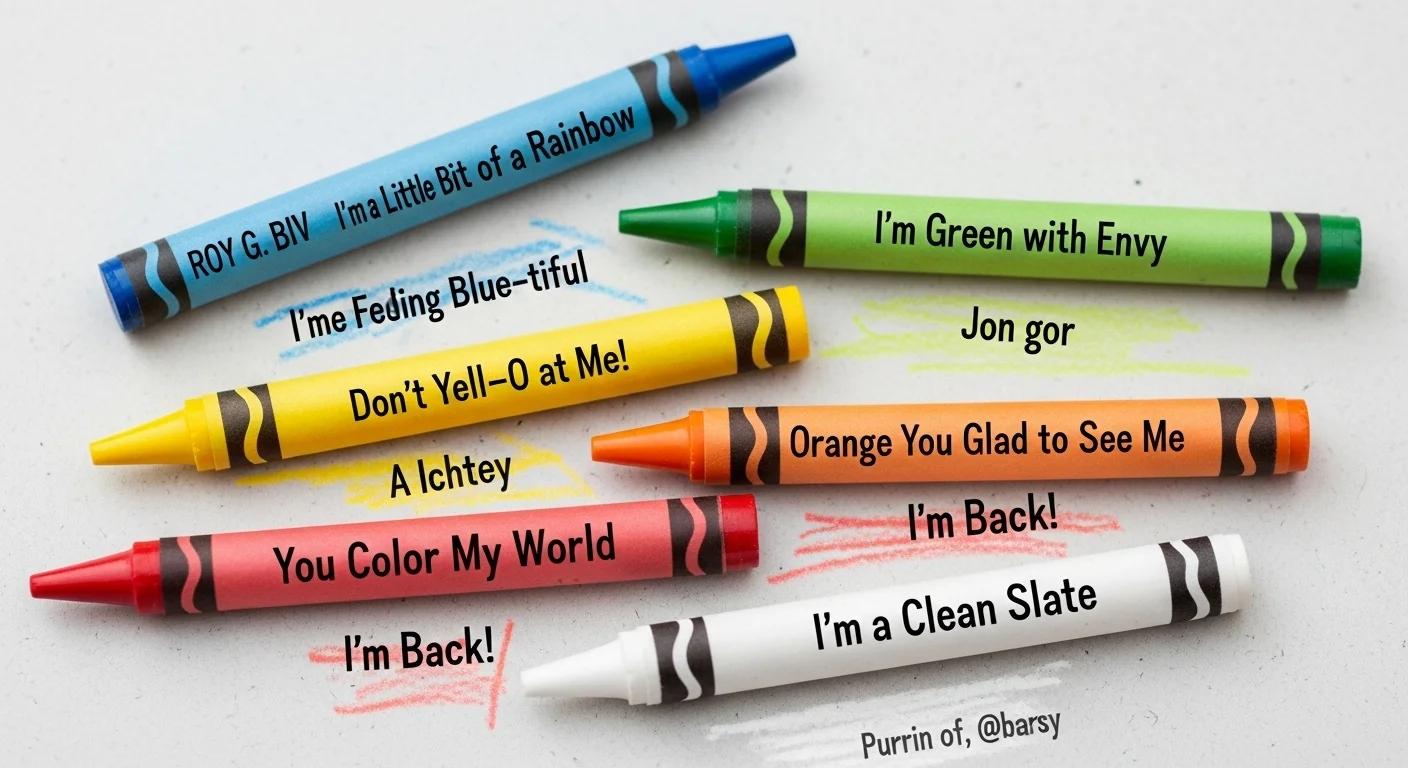 Crayon puns one liners