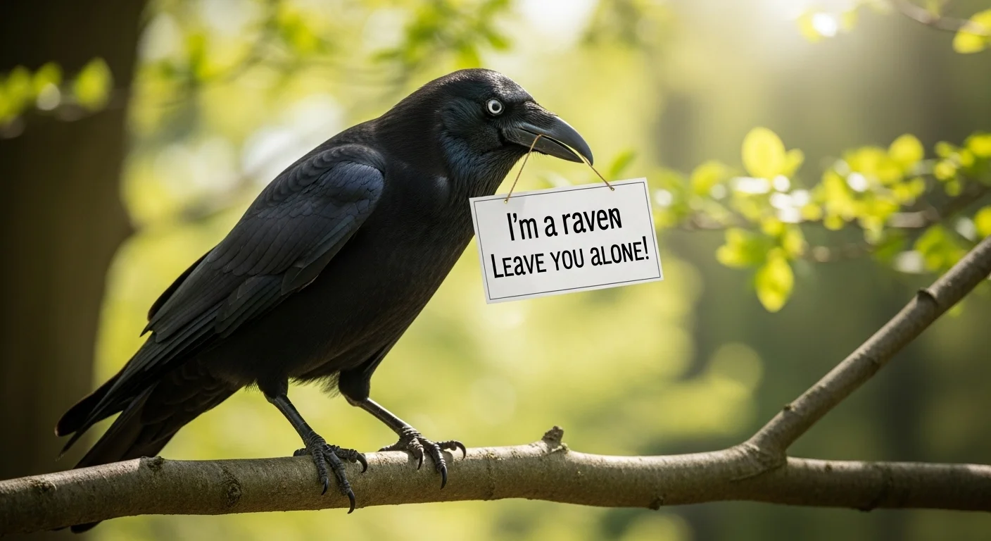 Crow puns captions