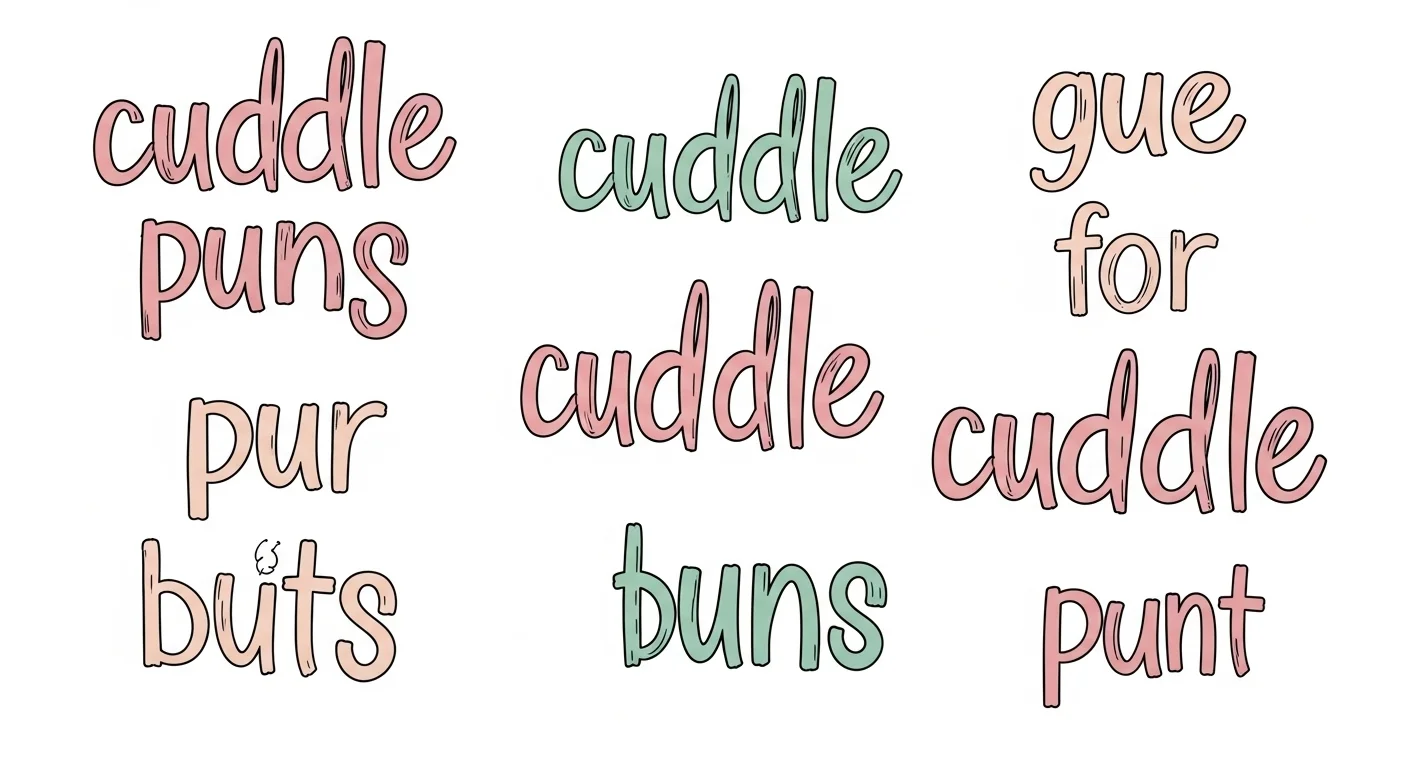 Cuddle Puns Captions