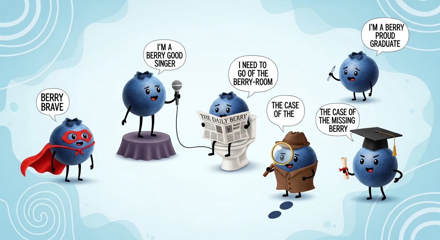 Dessert & Baking Blueberry Puns