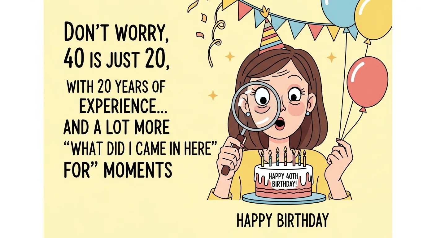 Funny Forty-Starters