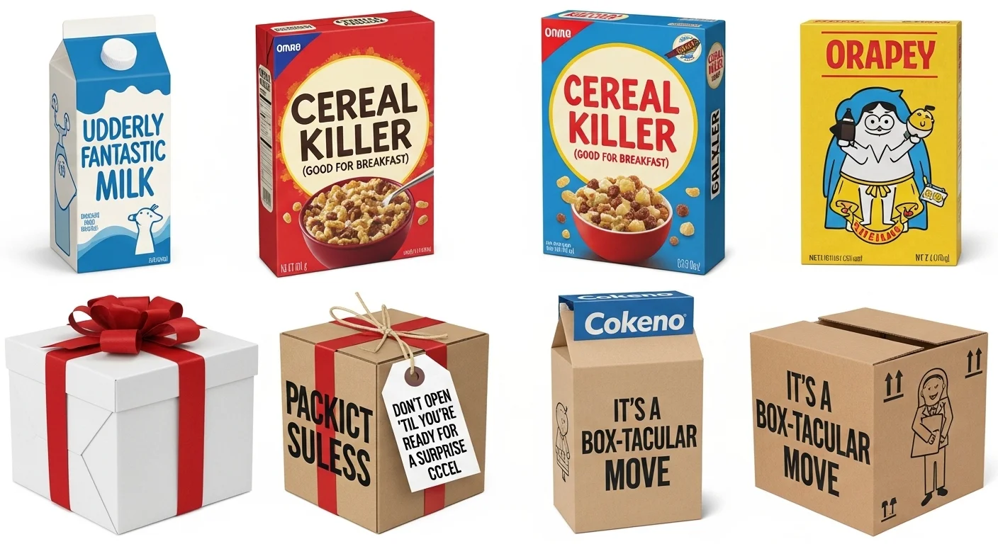 Funny Packaging Puns