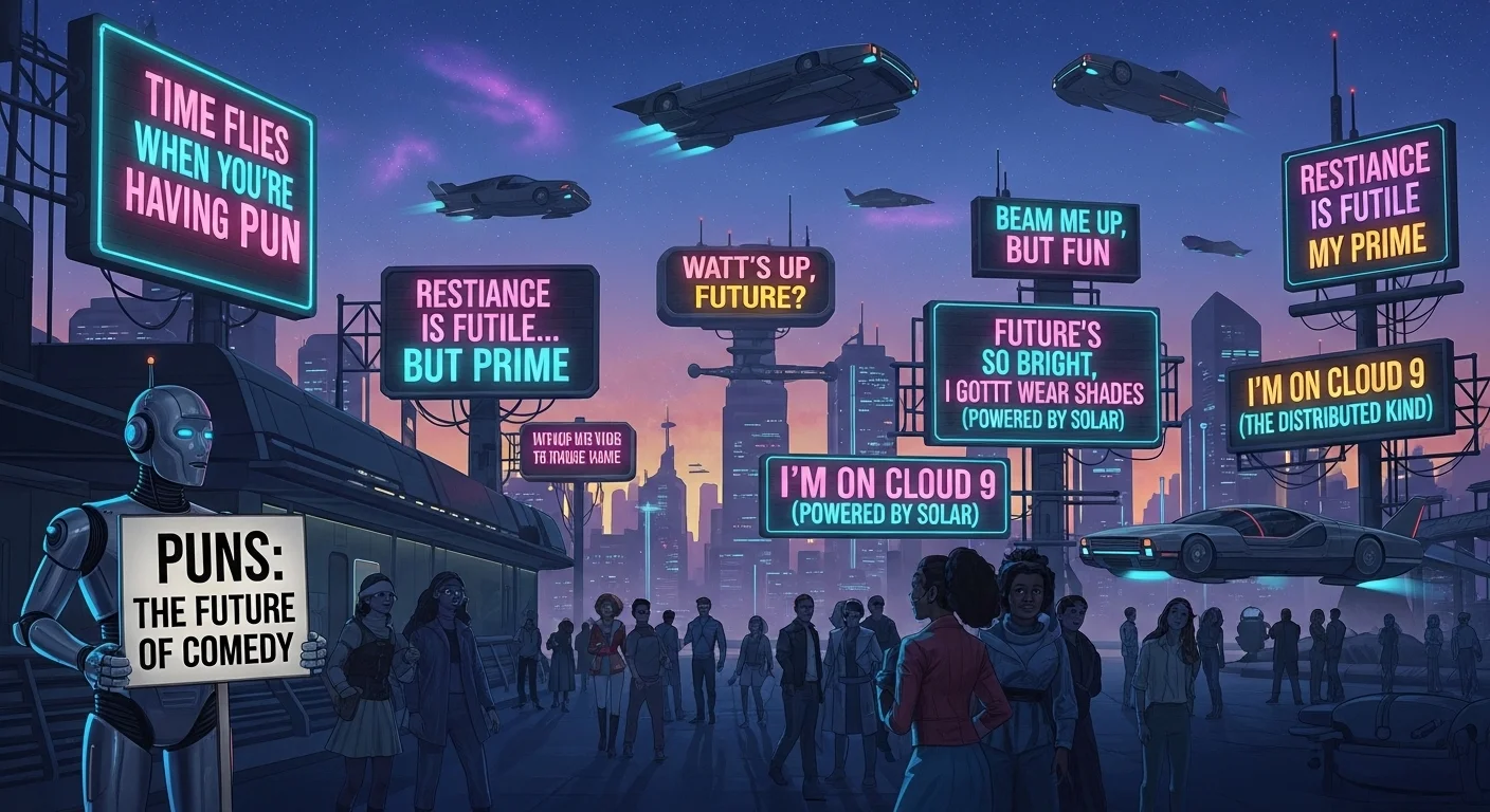 Future Puns in English