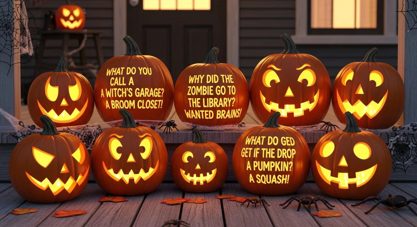 Halloween Pumpkin Jokes — One-Liners