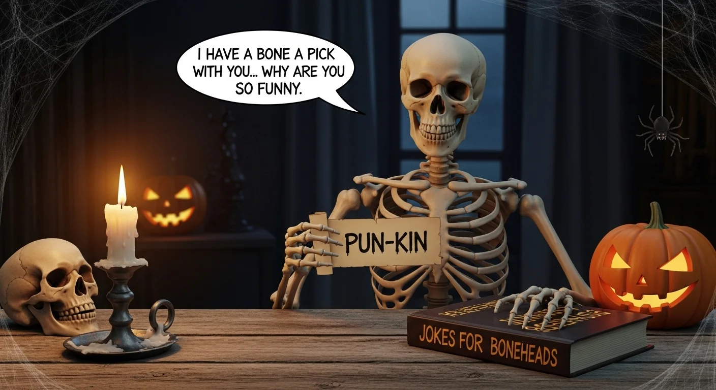 Halloween Skeleton Puns for Adults