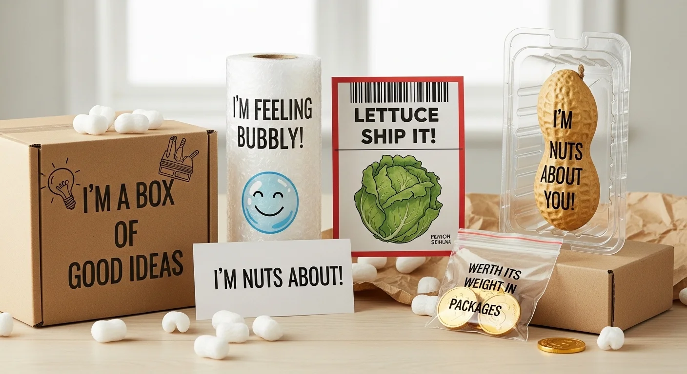 Packaging Puns One-Liners