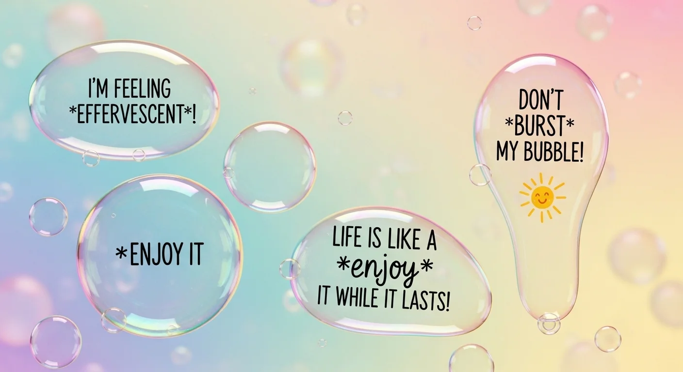Positive & Motivational Bubble Puns