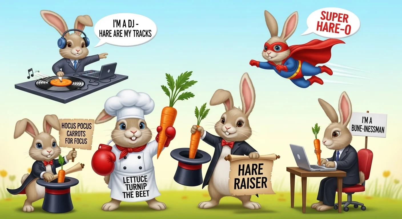 Rabbit puns one liners