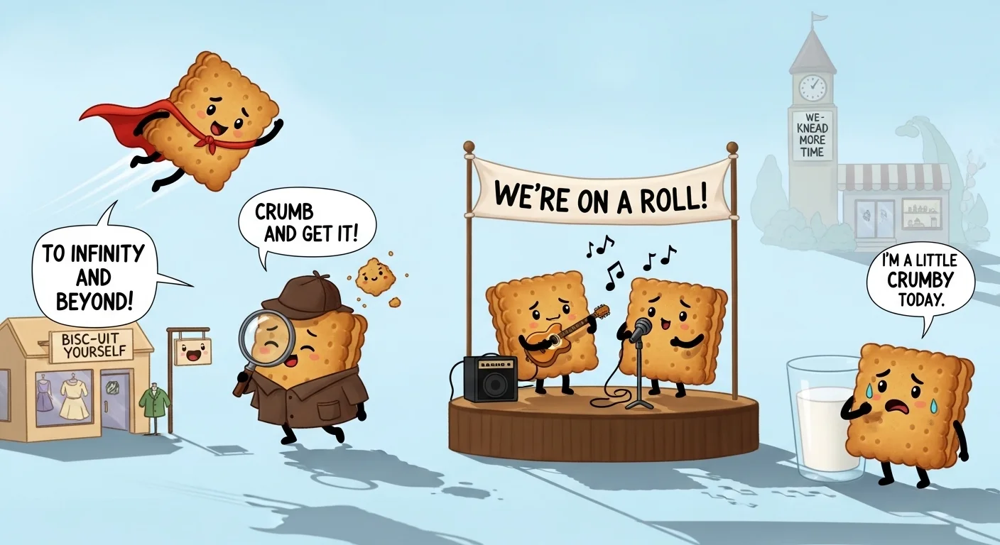 Romantic Biscuit Puns