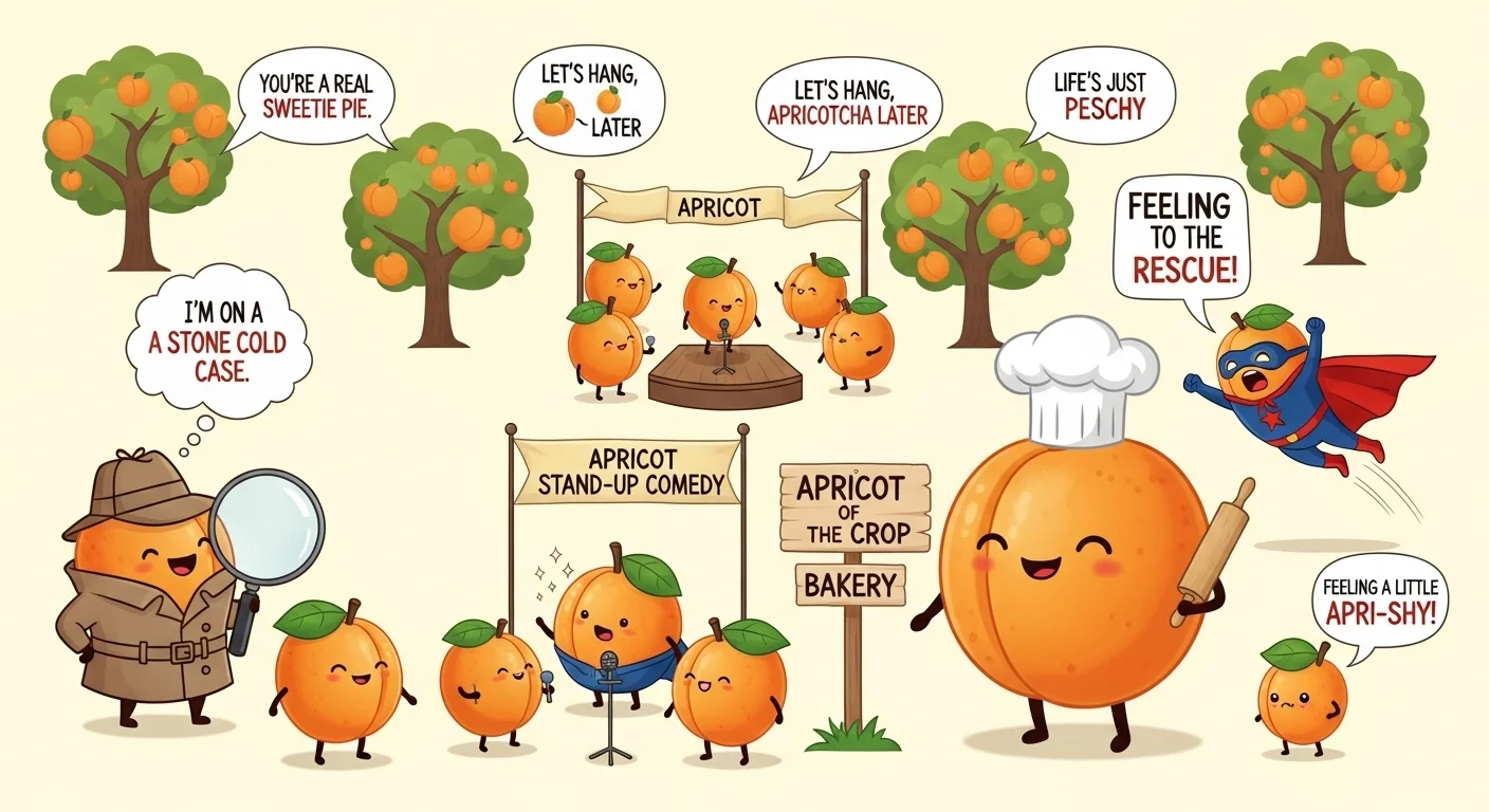 Short Apricot Puns