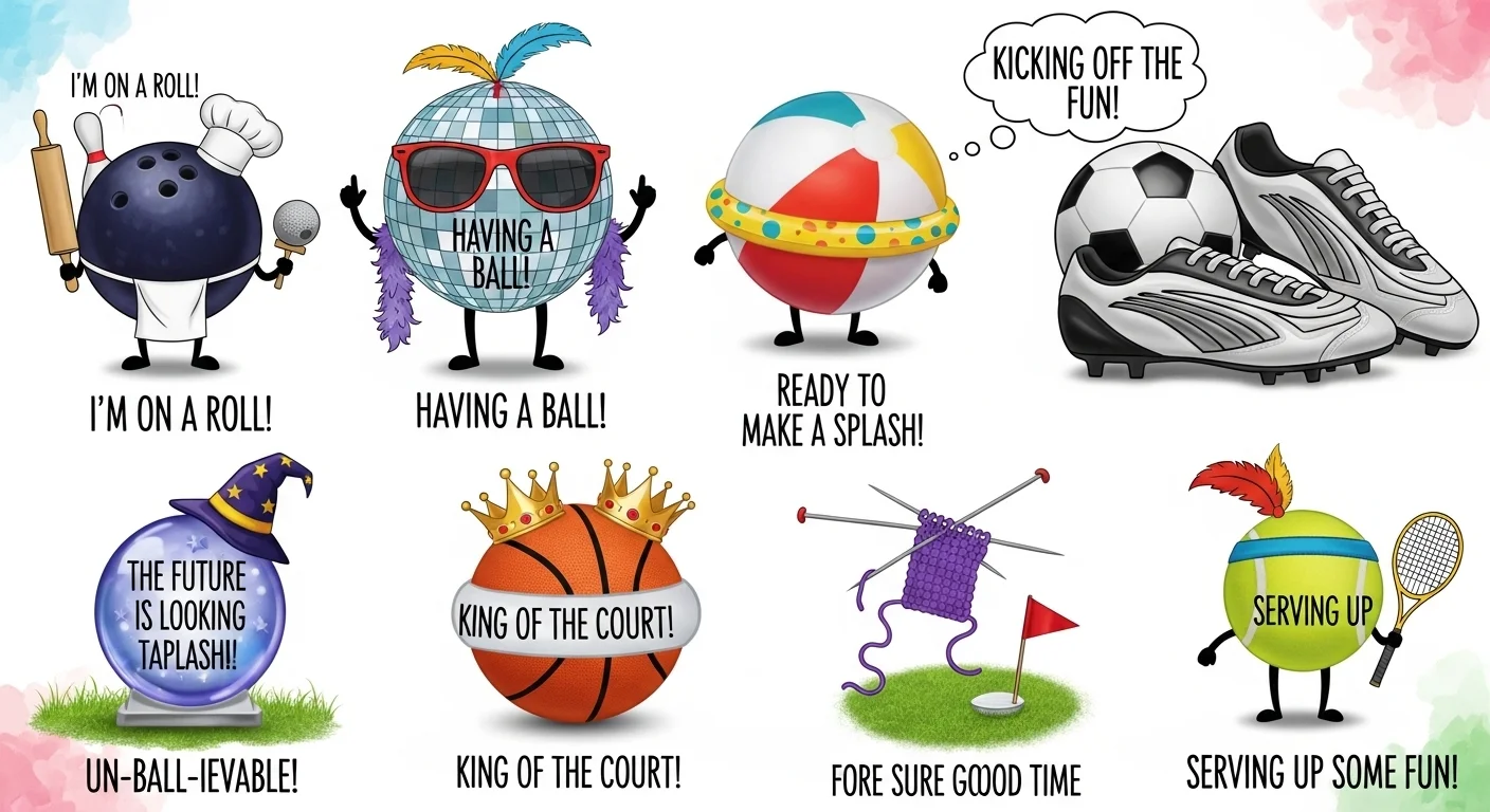 Short Ball Puns (Quick & Snappy)