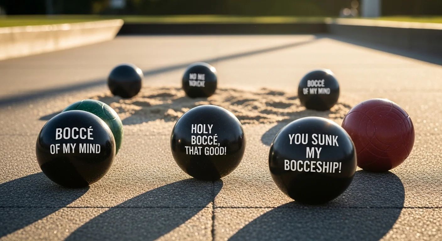 Short Bocce Puns
