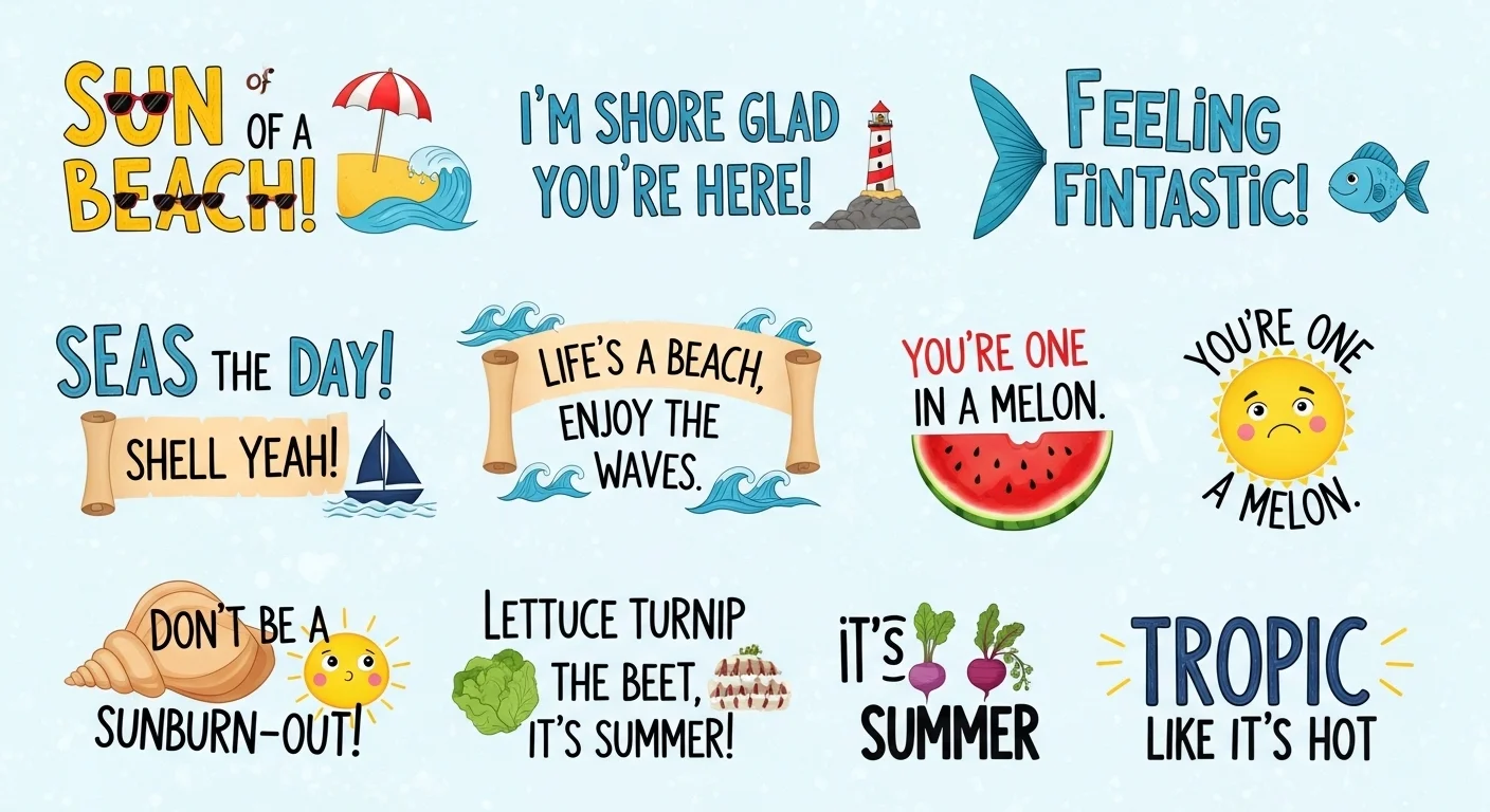 “Sunny Side Up” — Best Summer Puns to Kick Things Off