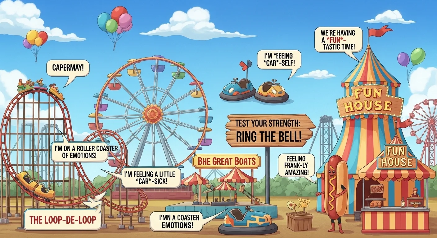 Amusement park puns one liners