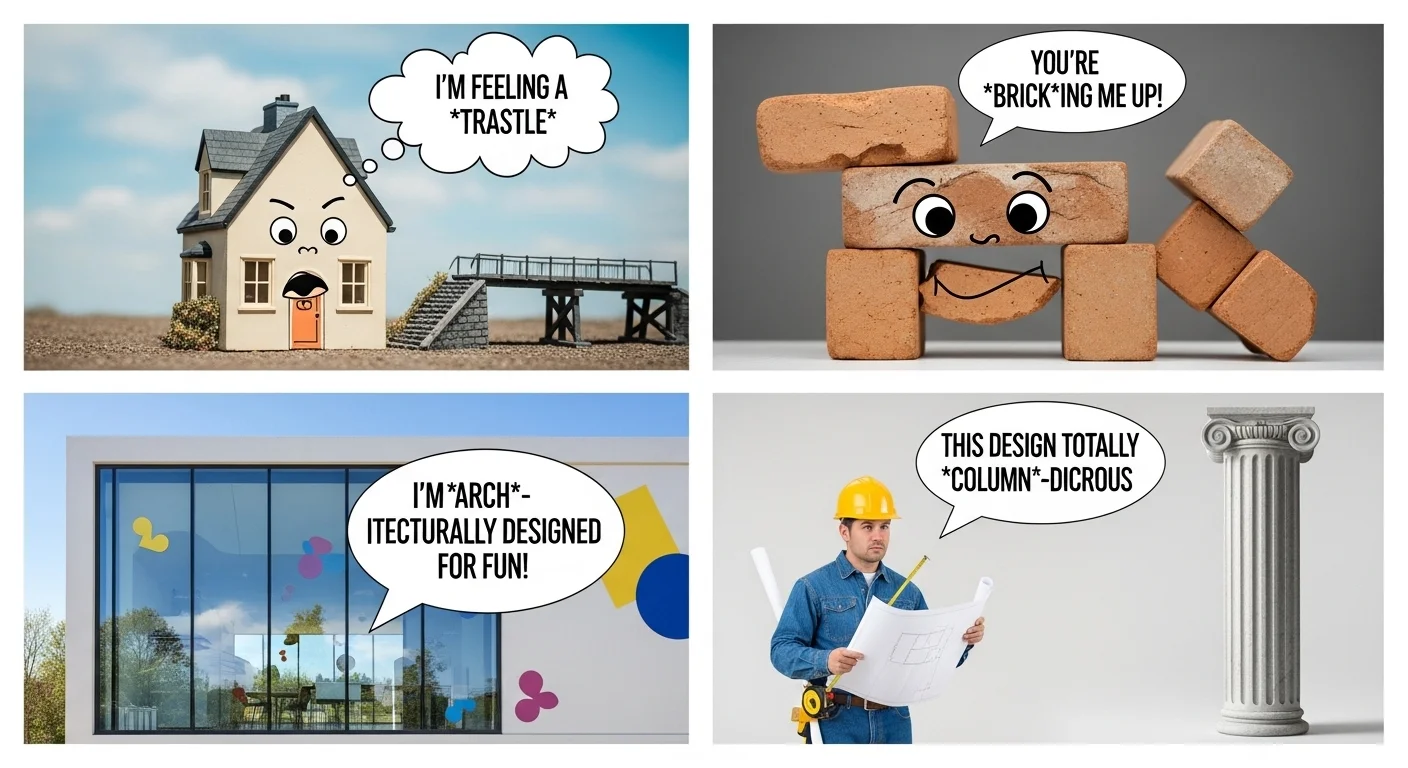 Architecture puns for Instagram